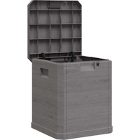vidaXL Patio Storage Box 23.8 gal Brown