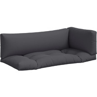 vidaXL Pallet Cushions 3 pcs Gray Polyester