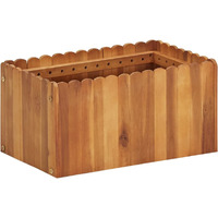 vidaXL Garden Raised Bed 19.6"x11.8"x9.8" Solid Acacia Wood