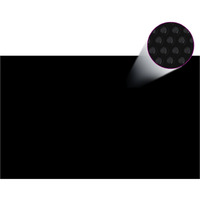 vidaXL Pool Cover Black 102.4"x63" PE