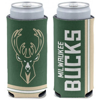 Milwaukee Bucks Can Cooler Slim Can Design