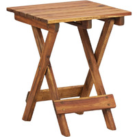 vidaXL Plant Stand 11.8"x11.8"x15" Solid Acacia Wood