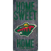 Minnesota Wild Sign Wood 6x12 Home Sweet Home Design
