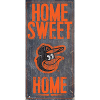 Baltimore Orioles Sign Wood 6x12 Home Sweet Home Design Special Order