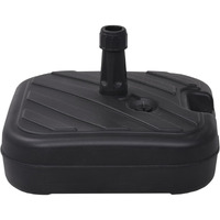 vidaXL Umbrella Base Sand/Water Filled 6.3 gal Black