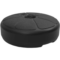 vidaXL Umbrella Base Sand/Water Filled 4 gal Black