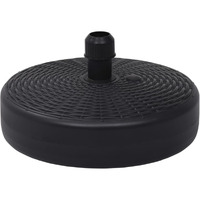 vidaXL Umbrella Base Sand/Water Filled 6.3 gal Black