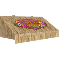 3-D Tiki Bar Awning Wall Decoration