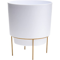 PLANTER HOPSON WHT 6"" (Pack of 1)