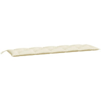 vidaXL Garden Bench Cushion Cream White 70.9"x19.7"x2.8" Fabric
