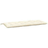 vidaXL Garden Bench Cushion Cream White 47.2"x19.7"x2.8" Fabric