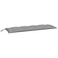 vidaXL Garden Bench Cushion Gray 59.1"x19.7"x2.8" Fabric