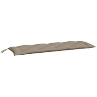 vidaXL Garden Bench Cushion Taupe 59.1"x19.7"x2.8" Fabric