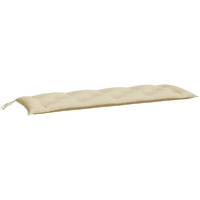 vidaXL Garden Bench Cushion Beige 59.1"x19.7"x2.8" Fabric