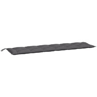 vidaXL Garden Bench Cushion Anthracite 78.7"x19.7"x2.8" Fabric
