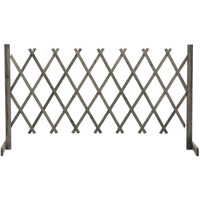 vidaXL Garden Trellis Fence Gray 59.1"x31.5" Solid Firwood
