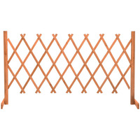 vidaXL Garden Trellis Fence Orange 59.1"x31.5" Solid Firwood
