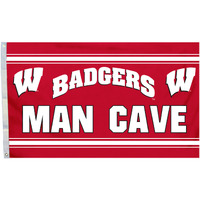 Wisconsin Badgers Flag 3x5 Banner Man Cave CO