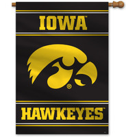 Iowa Hawkeyes Banner 28x40 House Flag Style 2 Sided CO