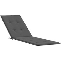 vidaXL Deck Chair Cushion Anthracite (29.5"+41.3")x19.7"x1.2"