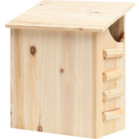 vidaXL Bat House Solid Firwood 11.8"x7.9"x15"