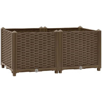 vidaXL Raised Bed 31.5"x15.7"x15" Polypropylene