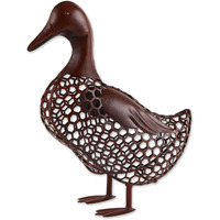 CHICKEN WIRE DUCK SCULPTURE