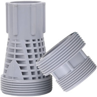 vidaXL 2 Piece Pool Hose Connectors Plastic