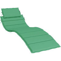 vidaXL Sun Lounger Cushion Green 73.2"x22.8"x1.2"