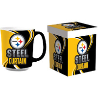Pittsburgh Steelers Coffee Mug 14oz Ceramic with Matching Box