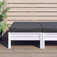 vidaXL Floor Pallet Cushion 23.6"x23.6"x2.4" Anthracite Fabric