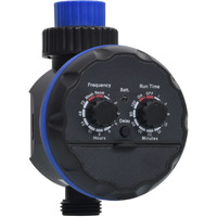vidaXL Single Outlet Water Timer with Ball Valves