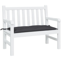 vidaXL Garden Bench Cushion Black 39.4x19.7x2.8 Oxford Fabric