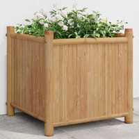 vidaXL Planter 15.7x15.7x15.7 Bamboo