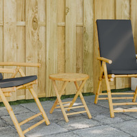vidaXL Folding Patio Table 17.7x17.7 Bamboo
