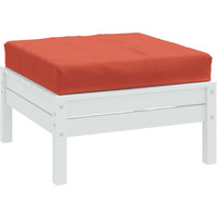 vidaXL Pallet Cushion Melange Red 23.6x23.6x3.9 Fabric