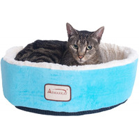 Armarkat Pet Bed, 14-Inch Diameter C12HTL/MB, Ivory