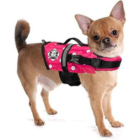 Doggy Life Jacket XS Pink Polka Dot