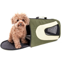 Airline Approved Folding Zippered Sporty Mesh Pet Carrier(D0102H70XTV.)