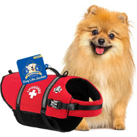 Neoprene Doggy Life Jacket XS Red