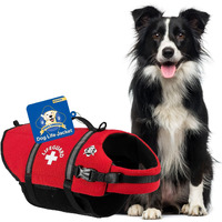 Neoprene Doggy Life Jacket M Red