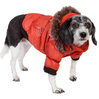 Metallic Fashion Pet Parka Coat