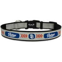 San Diego Padres Pet Collar Reflective Baseball Size Toy CO
