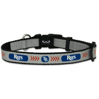 Tampa Bay Rays Pet Collar Reflective Baseball Size Toy CO