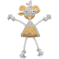Jute and Rope Plush Pig Manniquen Dog Toy(D0102H7LLTA.)