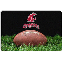 Washington State Cougars Classic  Football Pet Bowl Mat - L  CO
