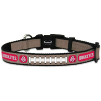 Ohio State Buckeyes Pet Collar Reflective Football Size Toy CO