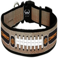 Oklahoma State Cowboys Pet Collar Reflective Football Size Toy CO