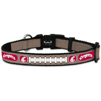 Washington State Cougars Reflective Toy Football Collar  CO