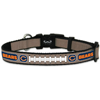 Chicago Bears Pet Collar Reflective Football Size Small CO